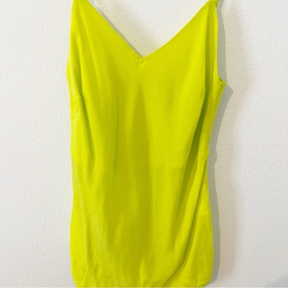 AG Adriano Goldschmied Scarlet Cami Neon Green Size XS - Picture 3 of 6